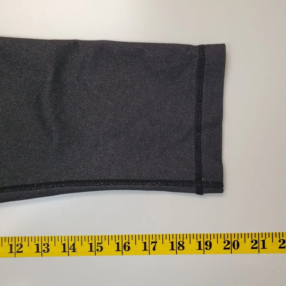 Lululemon Leggings Womens 4 Black Cropped Capri Mid Rise 20